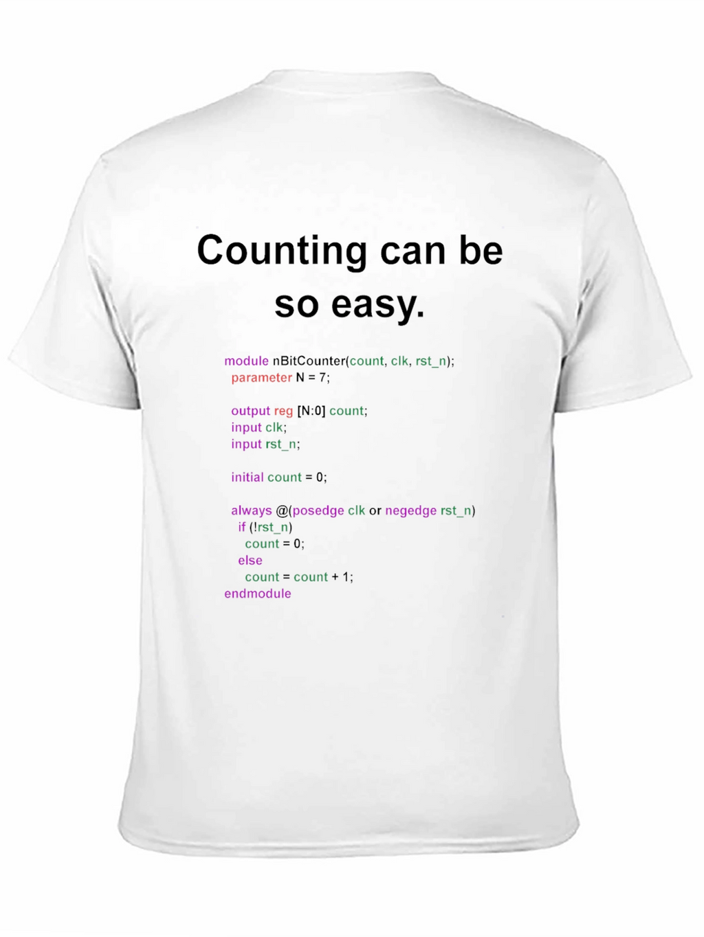Counting Code Tee