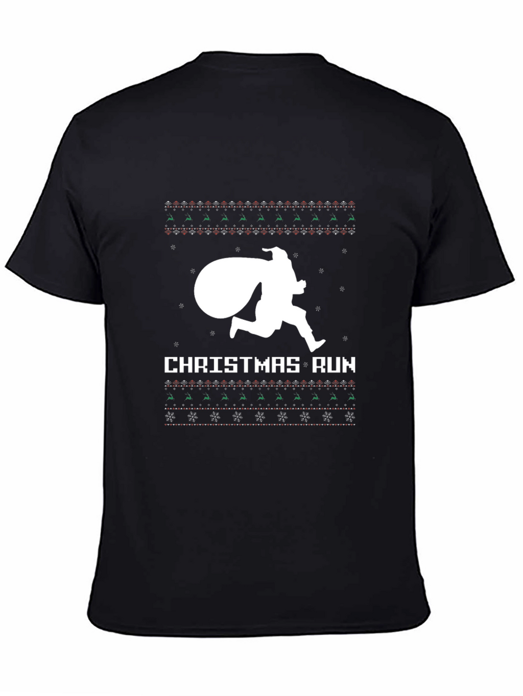 Christmas Run Novelty Graphic Tee