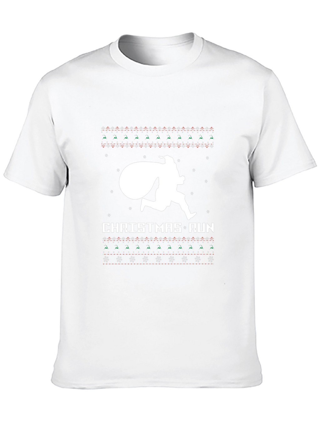 Christmas Run Novelty Graphic Tee