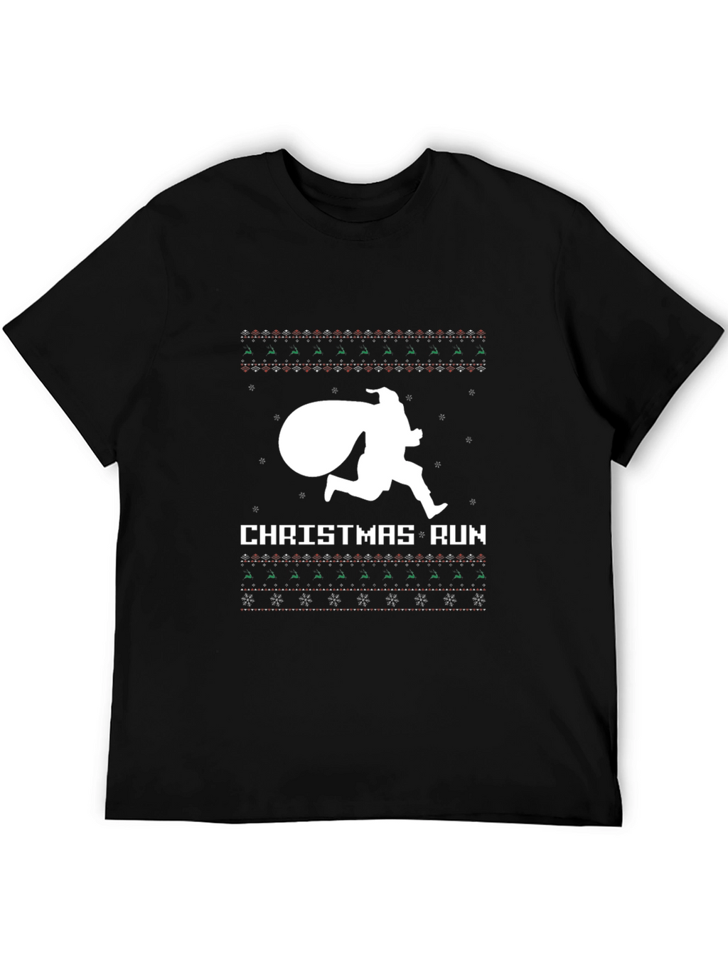 Christmas Run Novelty Graphic Tee