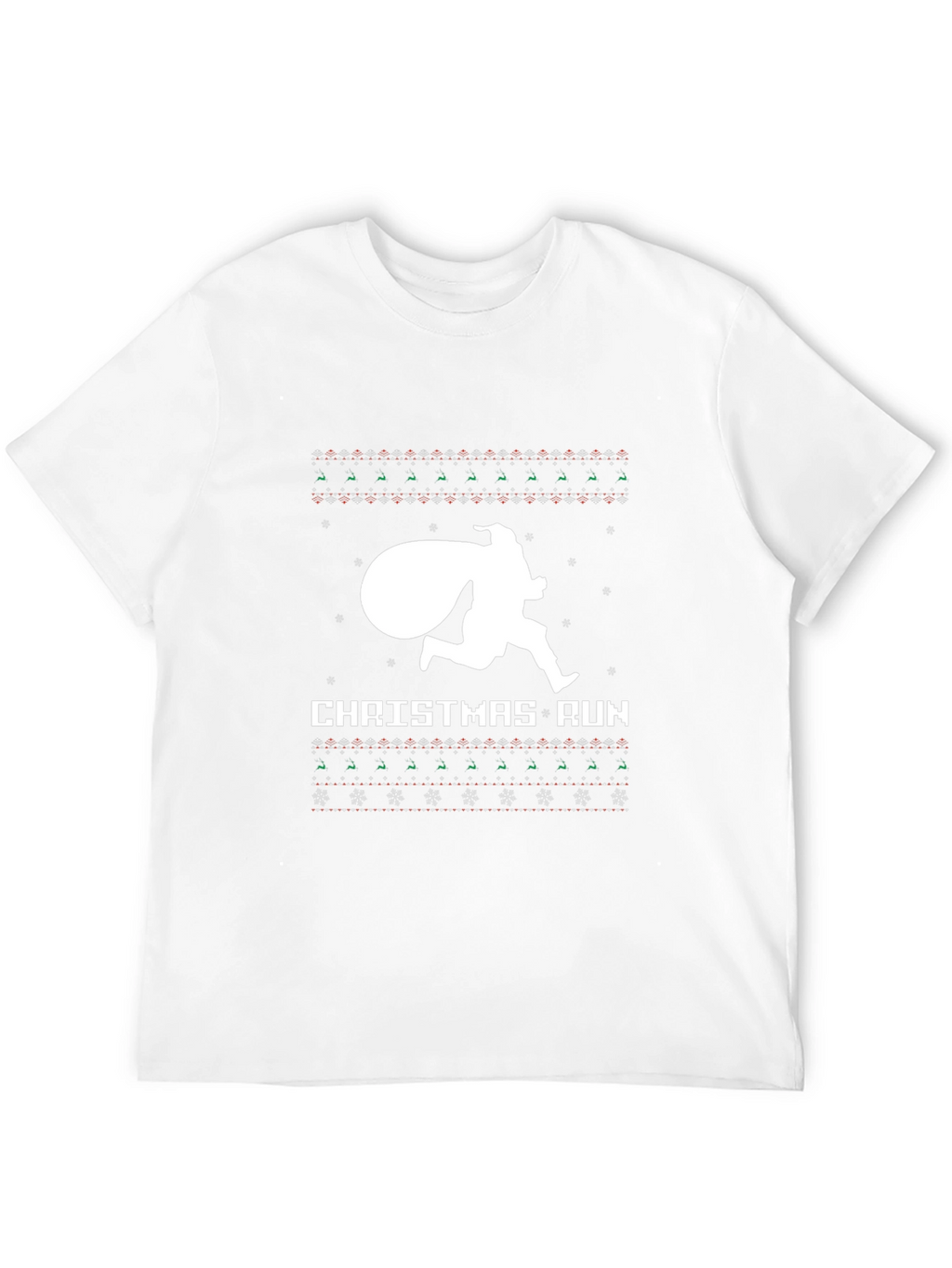 Christmas Run Novelty Graphic Tee