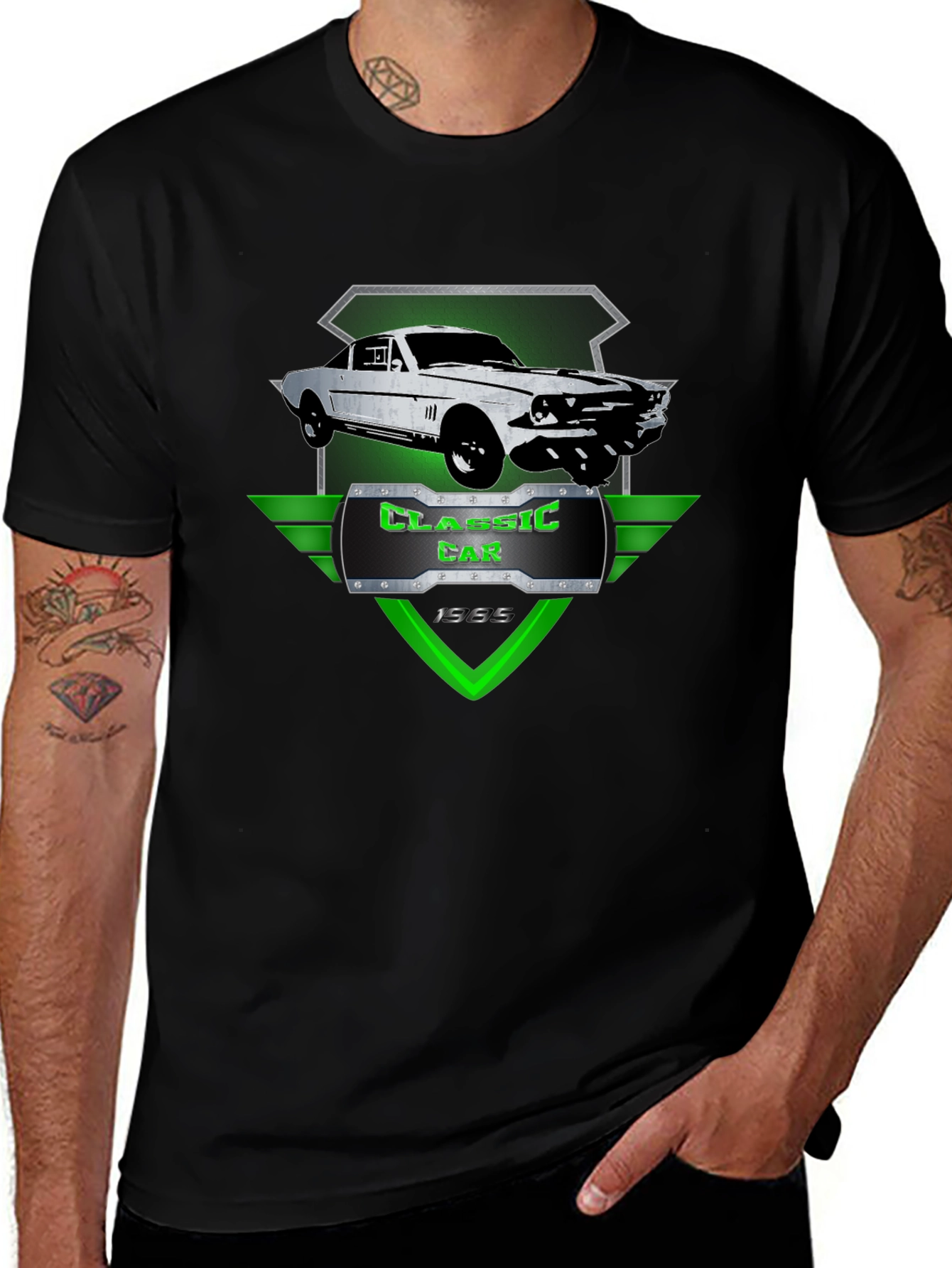 Classic Car 1965 T-Shirt - Black