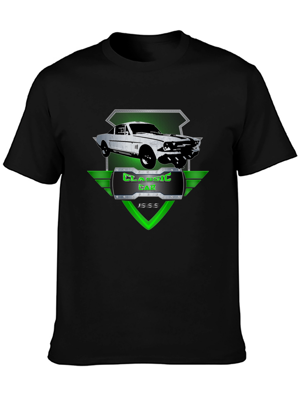Classic Car 1965 T-Shirt - Black