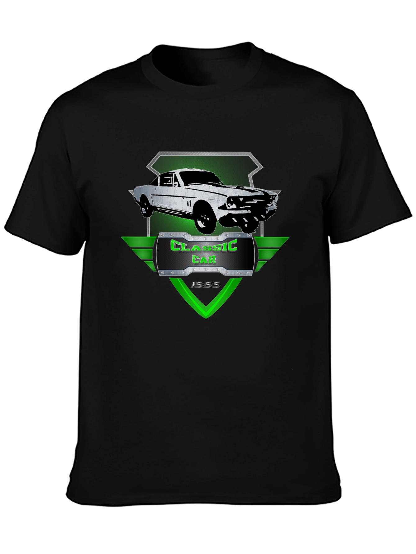 Classic Car 1965 T-Shirt - Black