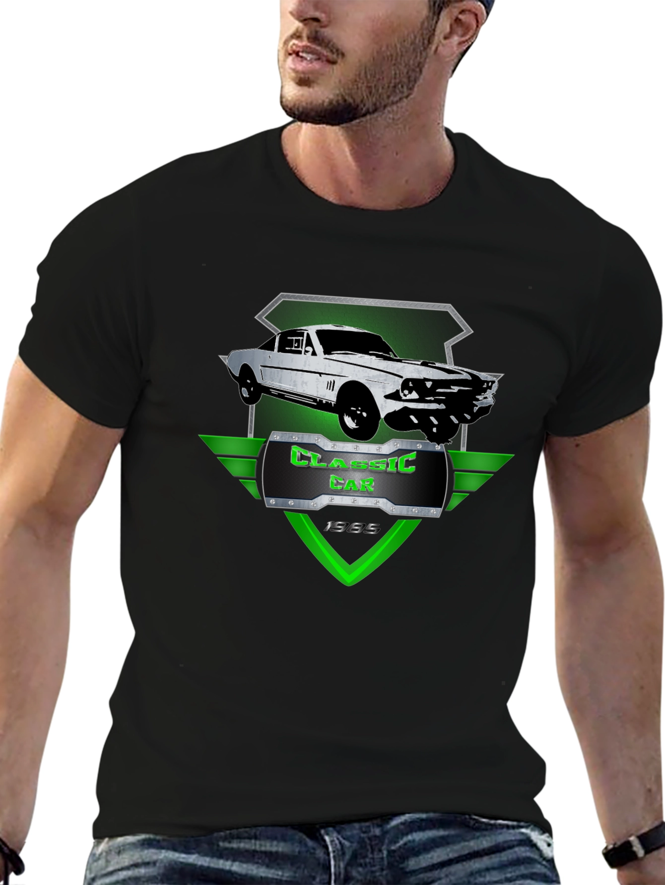 Classic Car 1965 T-Shirt - Black