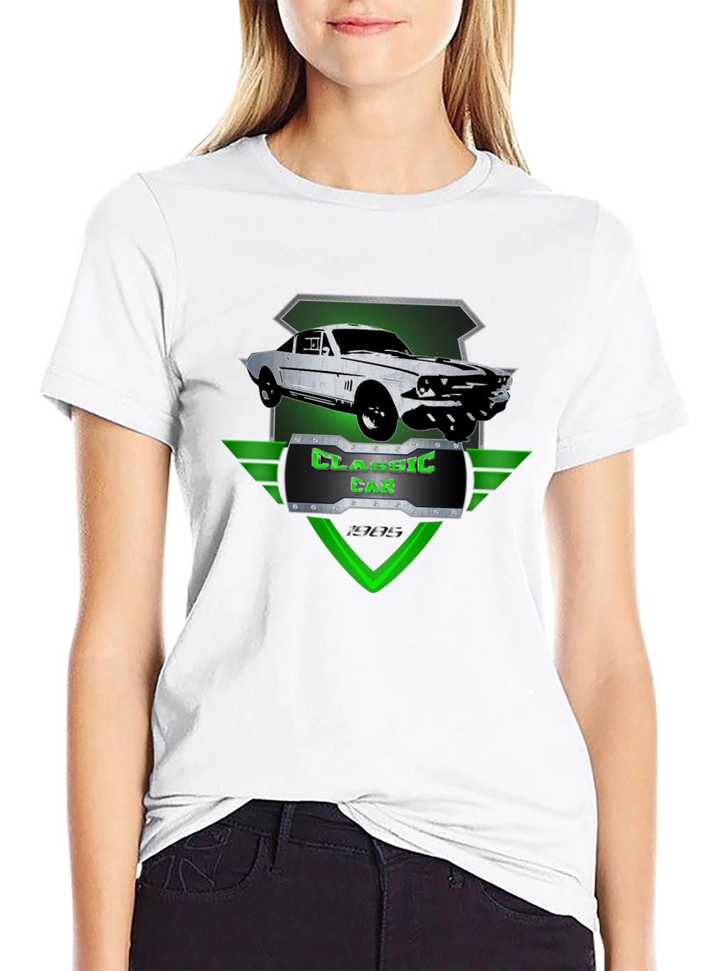 Classic Car 1965 T-Shirt - Black