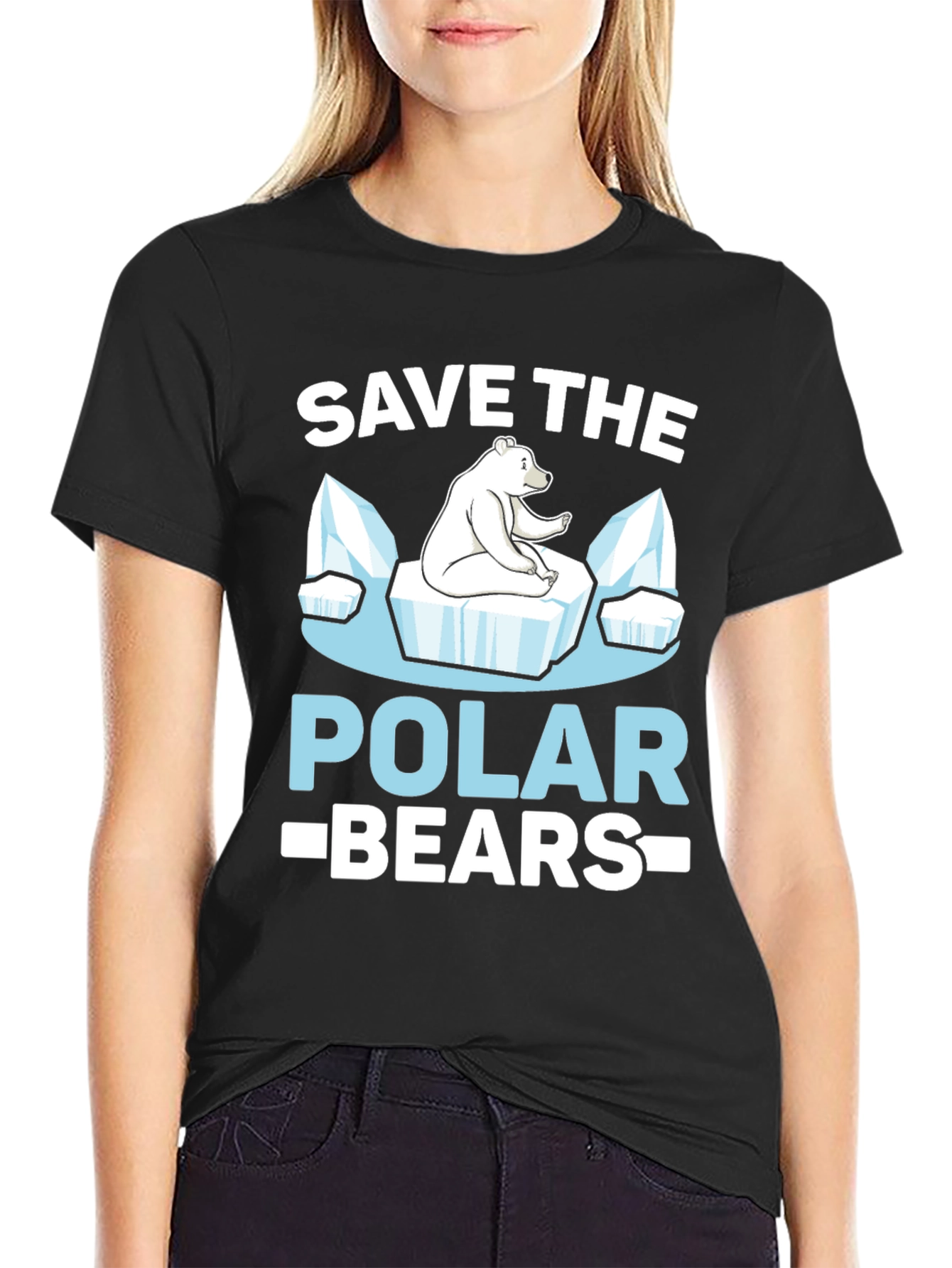 Save the Polar Bears Graphic T-Shirt