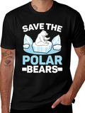 Save the Polar Bears Graphic T-Shirt