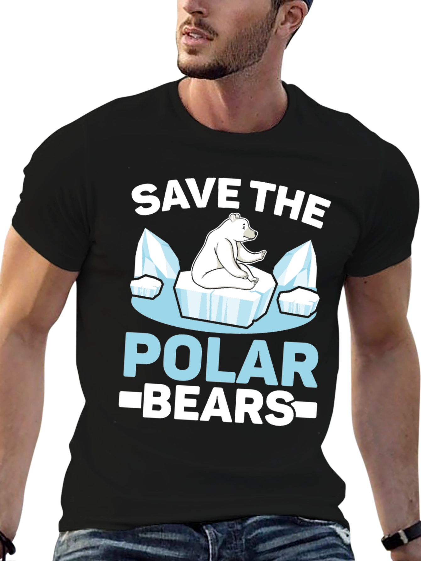 Save the Polar Bears Graphic T-Shirt