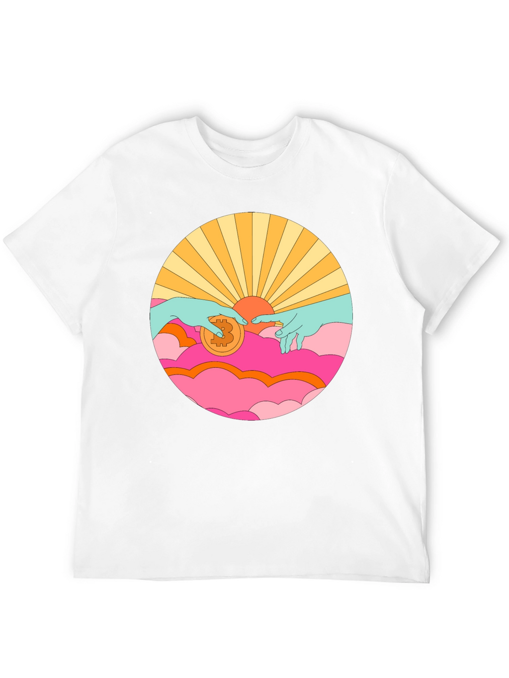 Bitcoin Creation T-Shirt - Crypto Art Tee