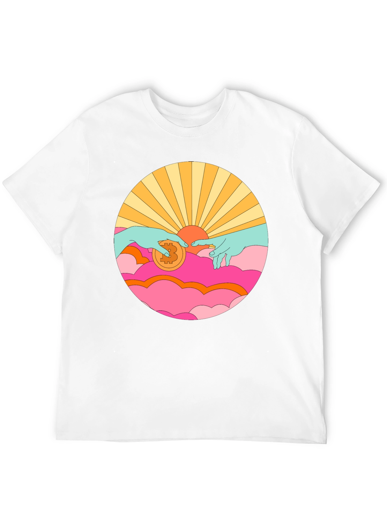 Bitcoin Creation T-Shirt - Crypto Art Tee