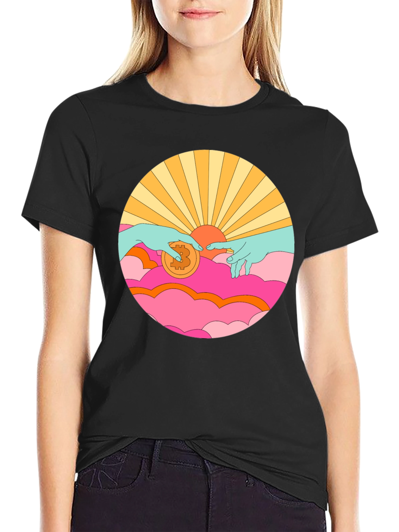 Bitcoin Creation T-Shirt - Crypto Art Tee