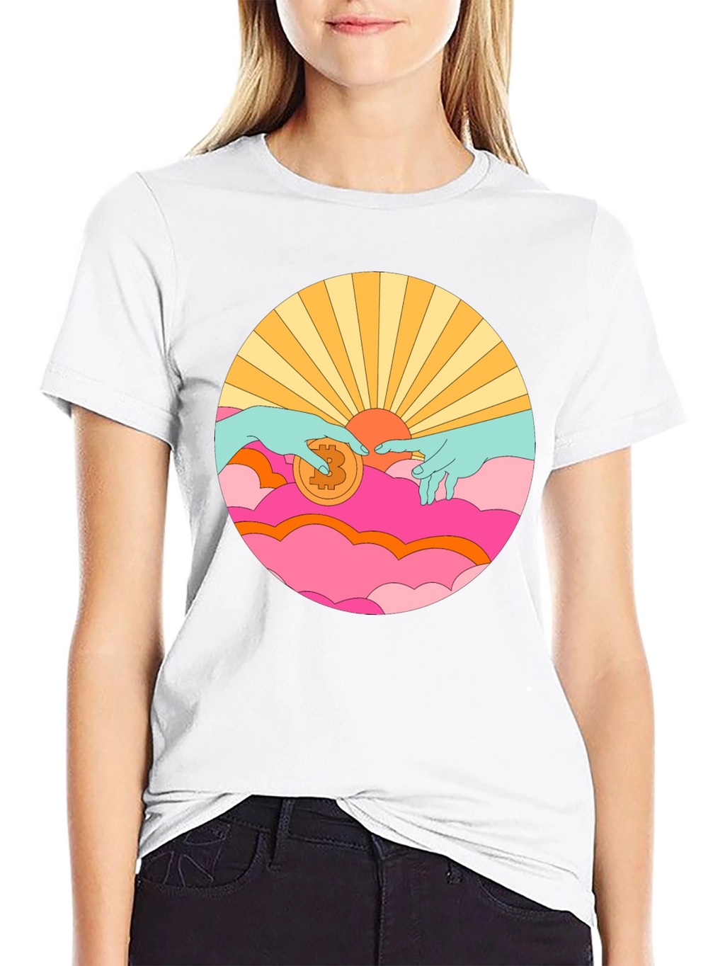 Bitcoin Creation T-Shirt - Crypto Art Tee