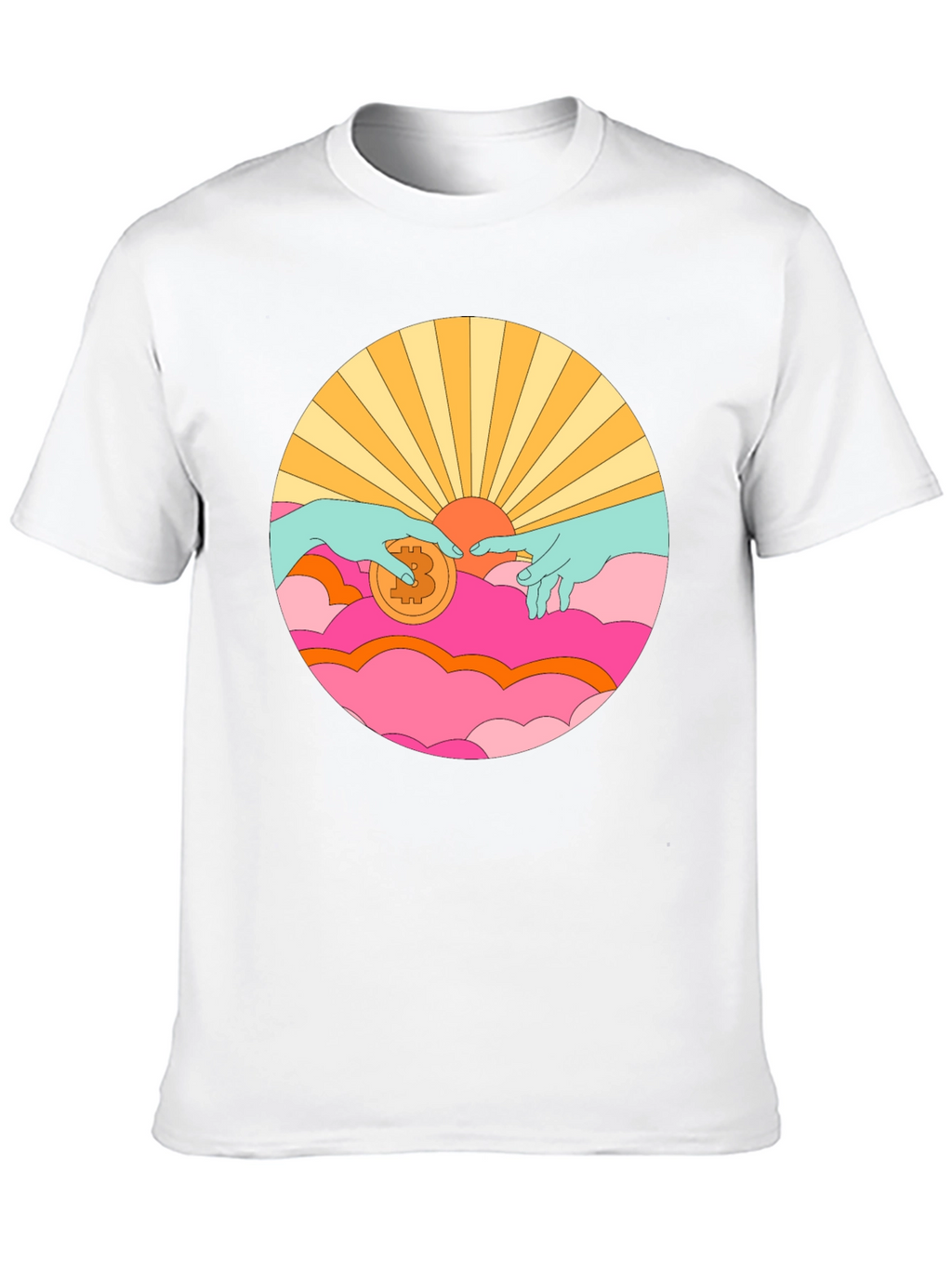 Bitcoin Creation T-Shirt - Crypto Art Tee