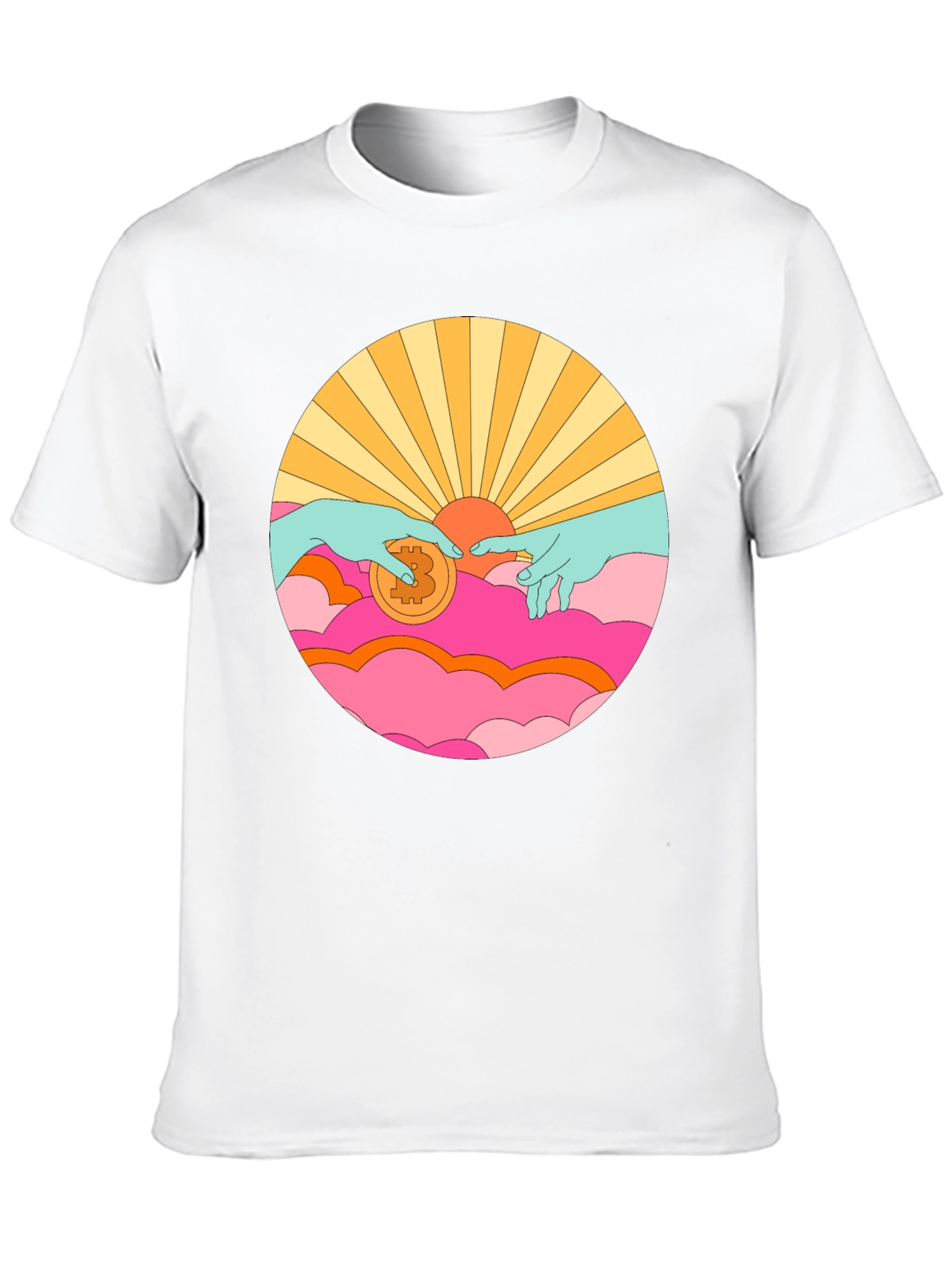 Bitcoin Creation T-Shirt - Crypto Art Tee