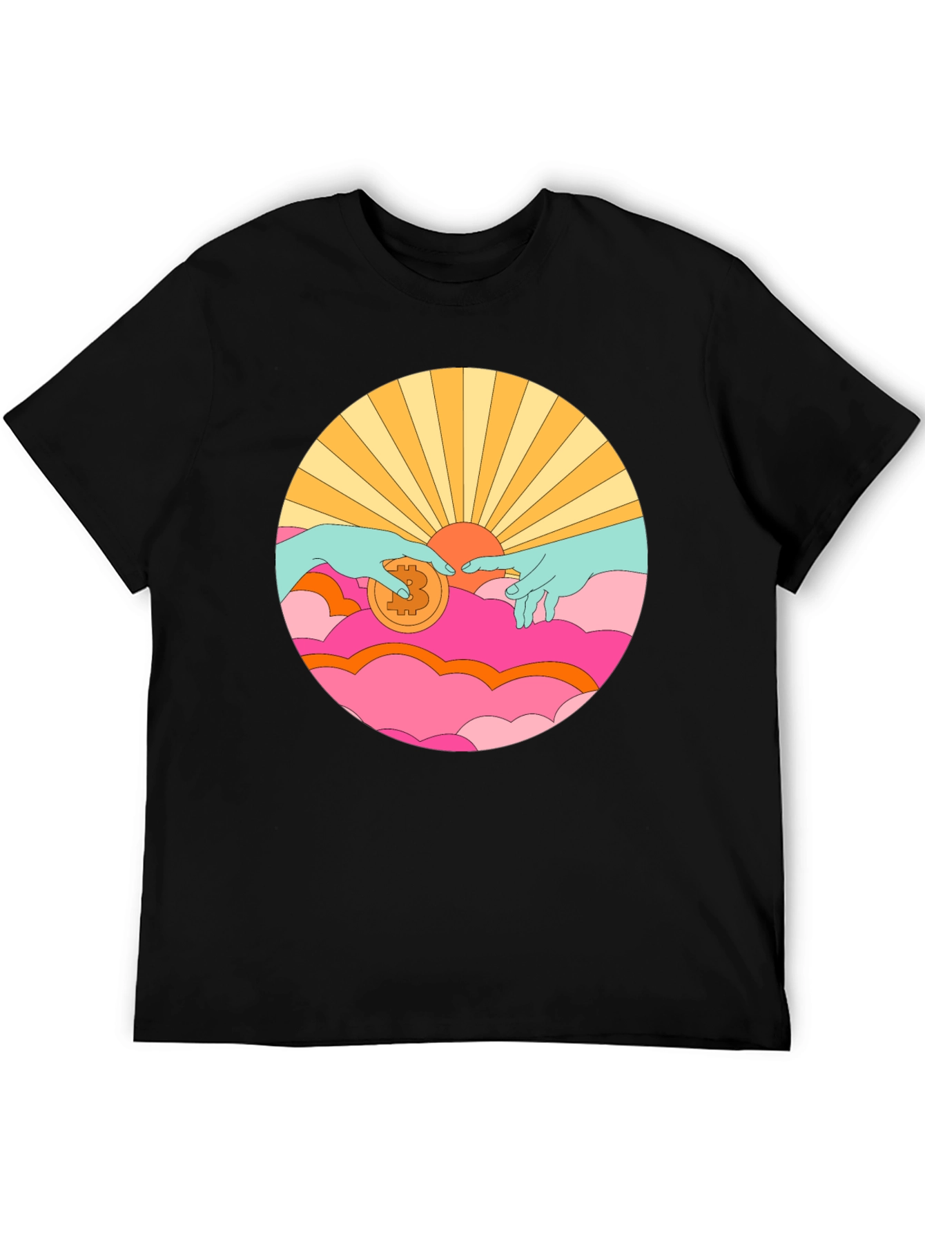 Bitcoin Creation T-Shirt - Crypto Art Tee