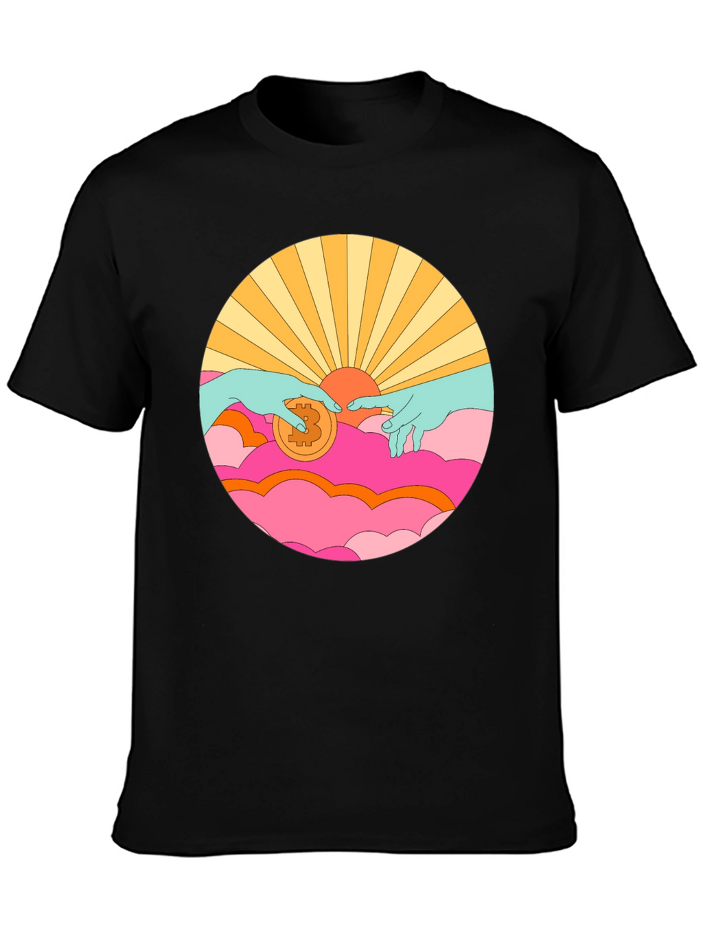 Bitcoin Creation T-Shirt - Crypto Art Tee