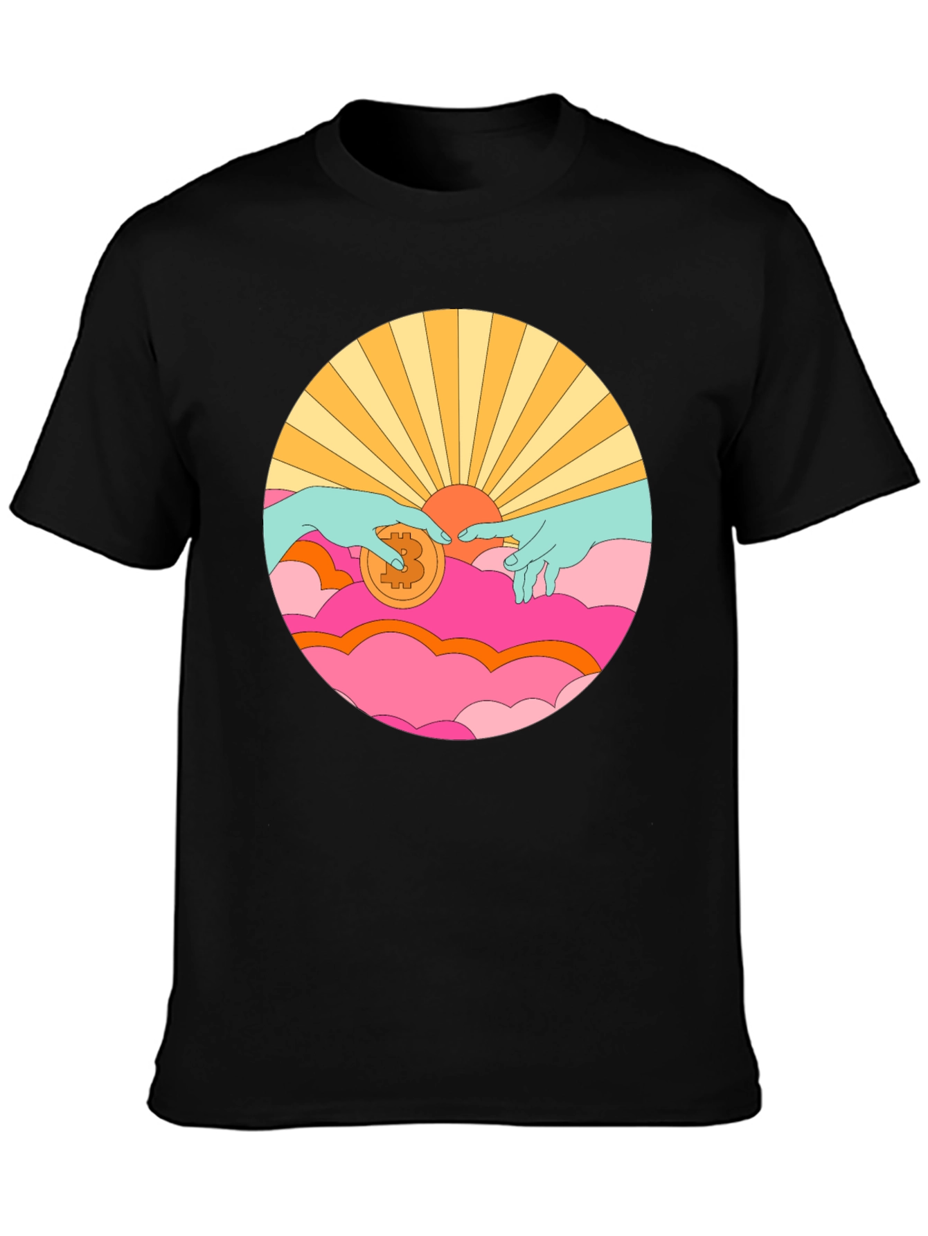 Bitcoin Creation T-Shirt - Crypto Art Tee