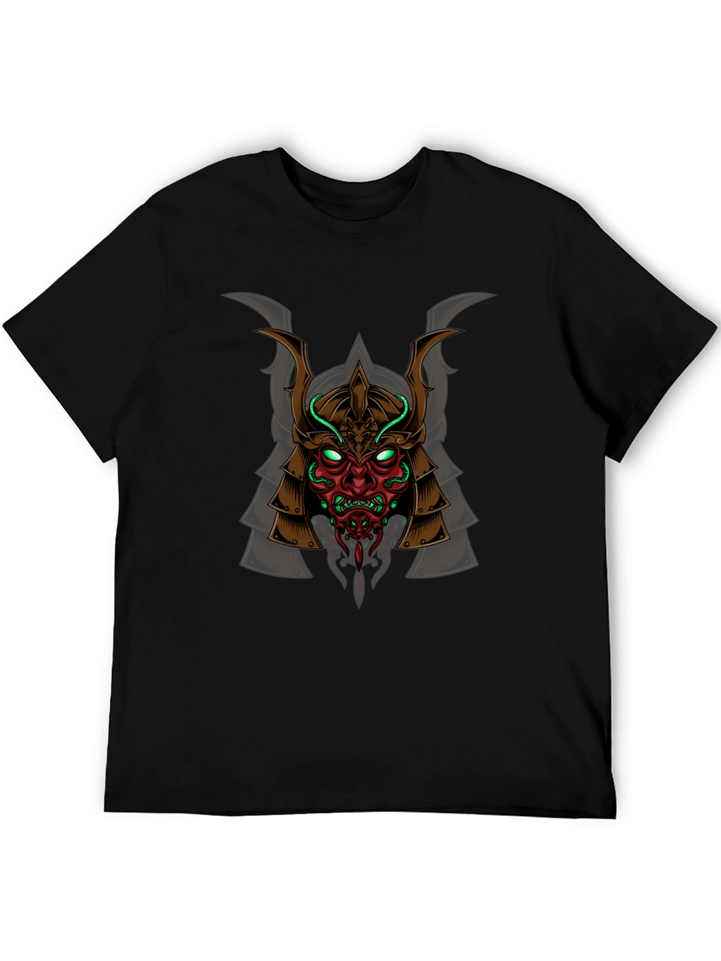 Samurai Warrior Graphic Tee - Japanese Style