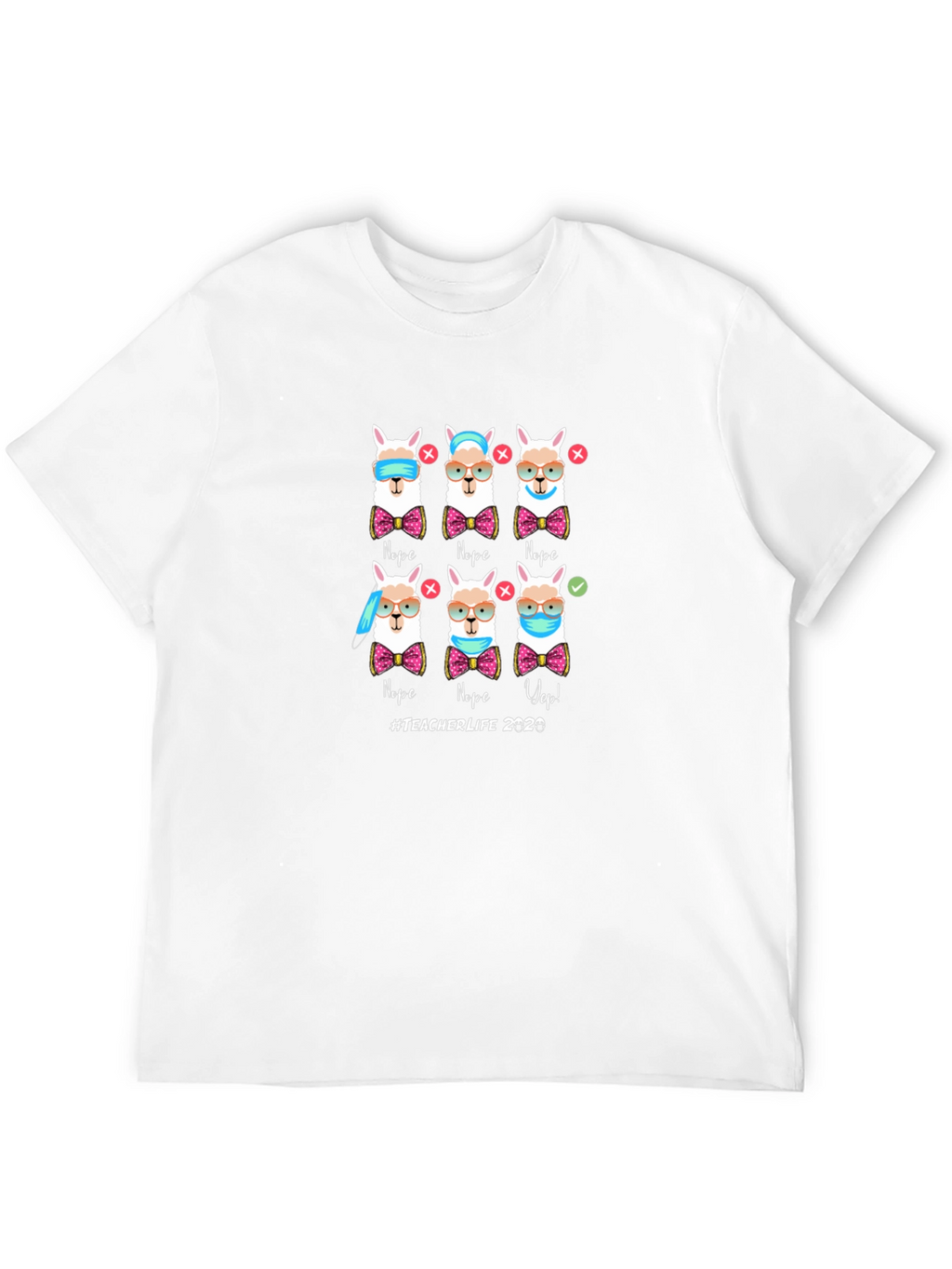 Teacher Life 2020 Llama T-Shirt