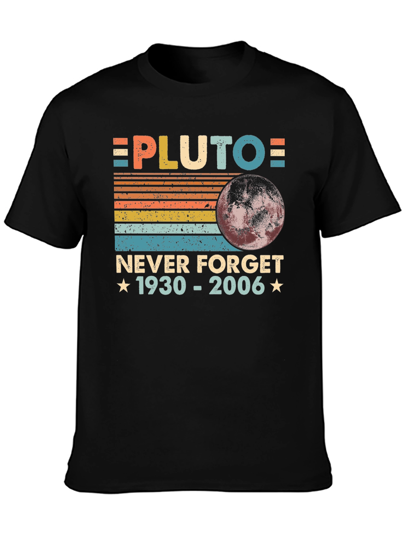Retro Pluto Never Forget T-Shirt