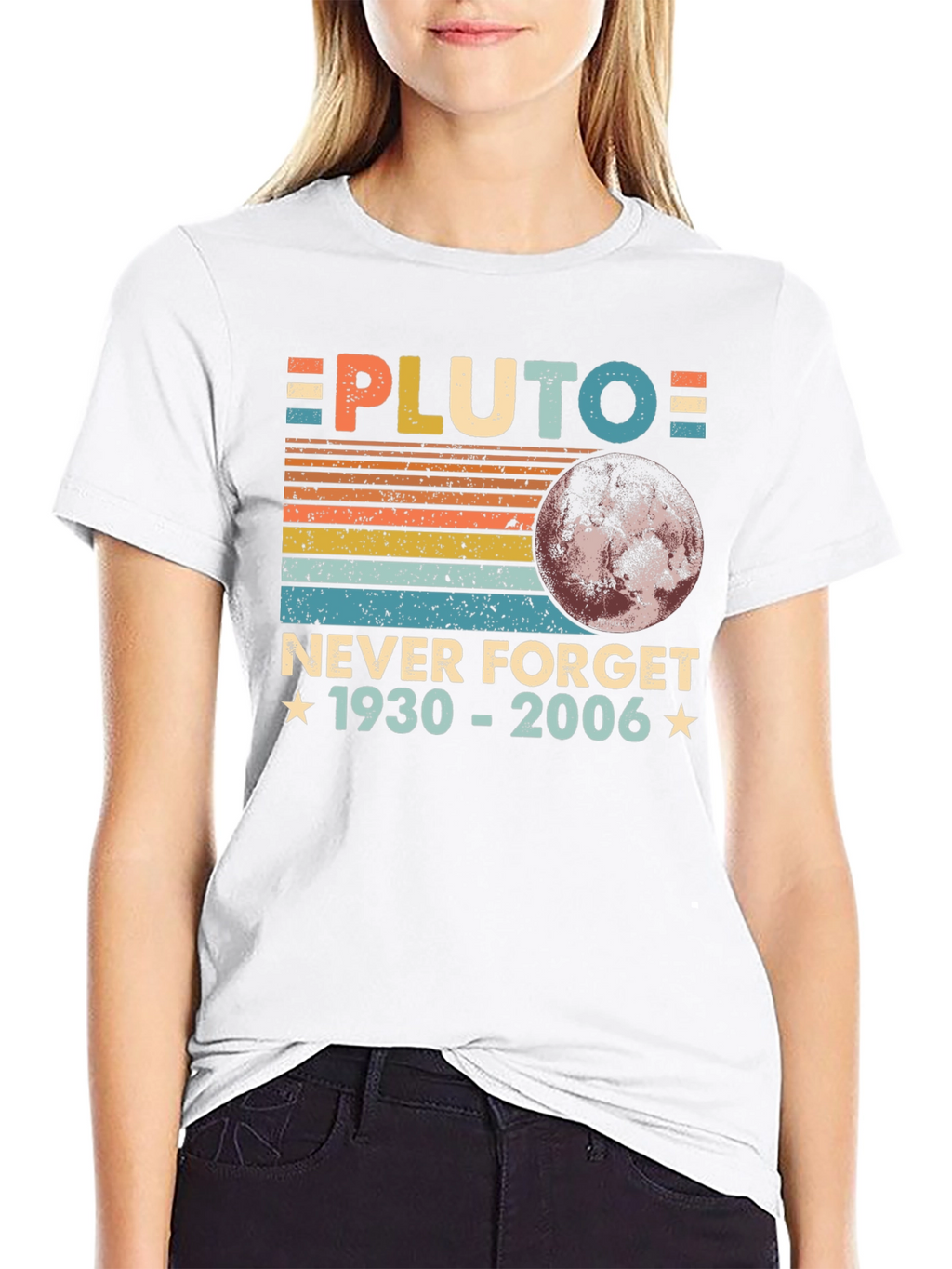 Retro Pluto Never Forget T-Shirt