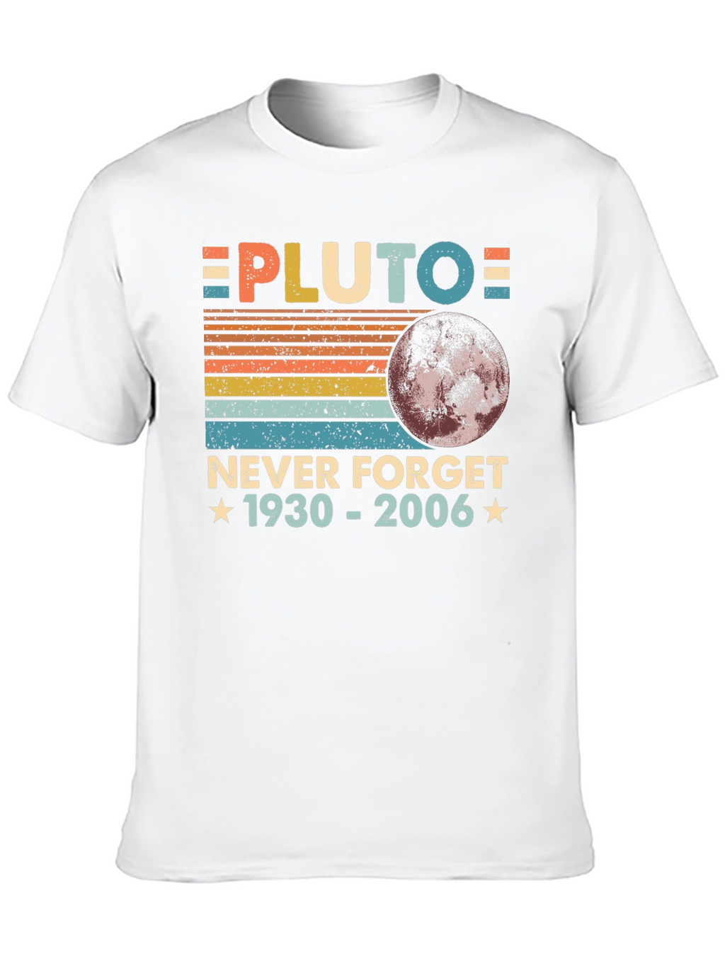 Retro Pluto Never Forget T-Shirt