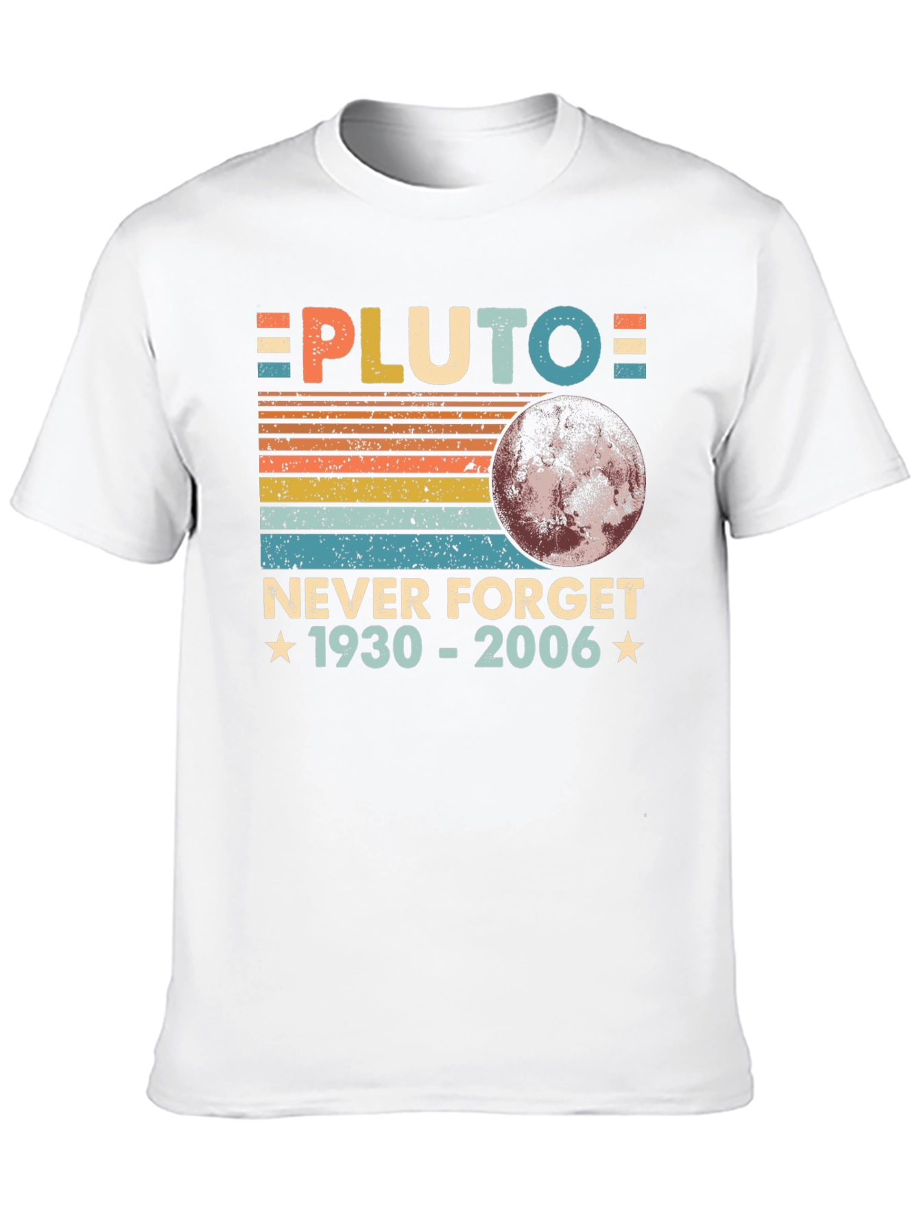 Retro Pluto Never Forget T-Shirt