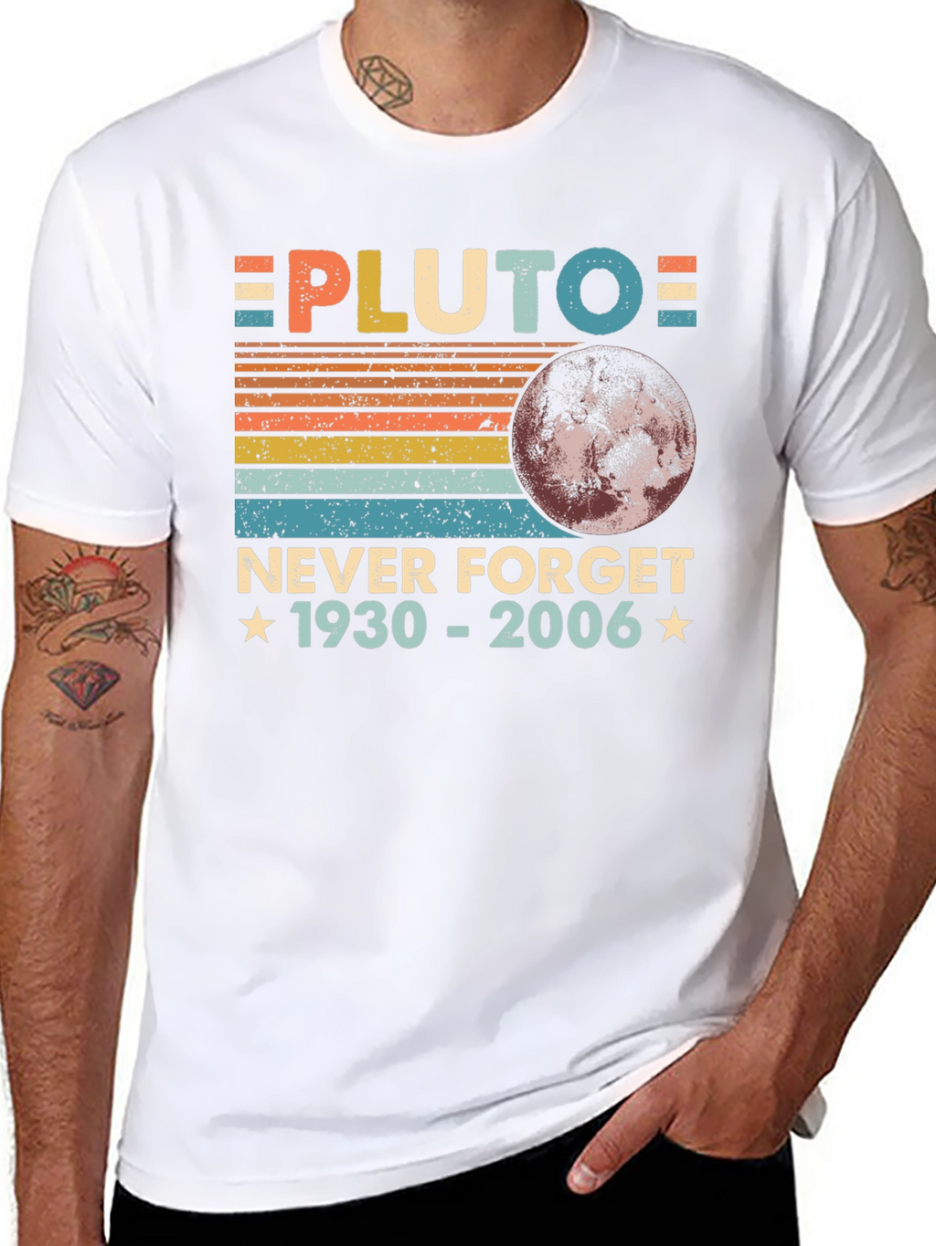 Retro Pluto Never Forget T-Shirt