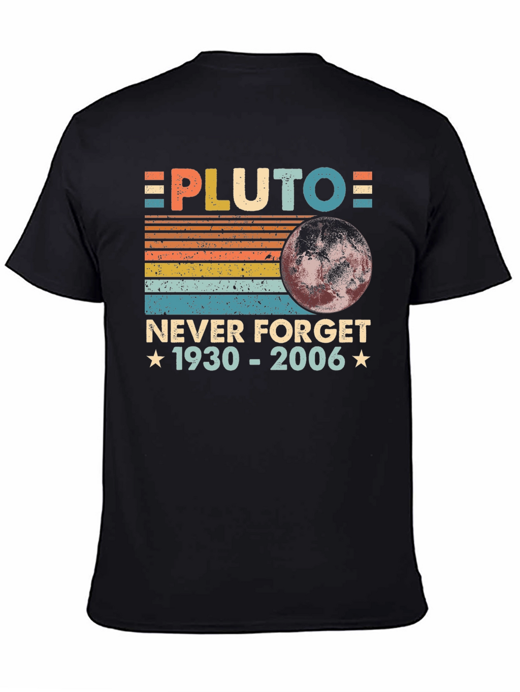 Retro Pluto Never Forget T-Shirt