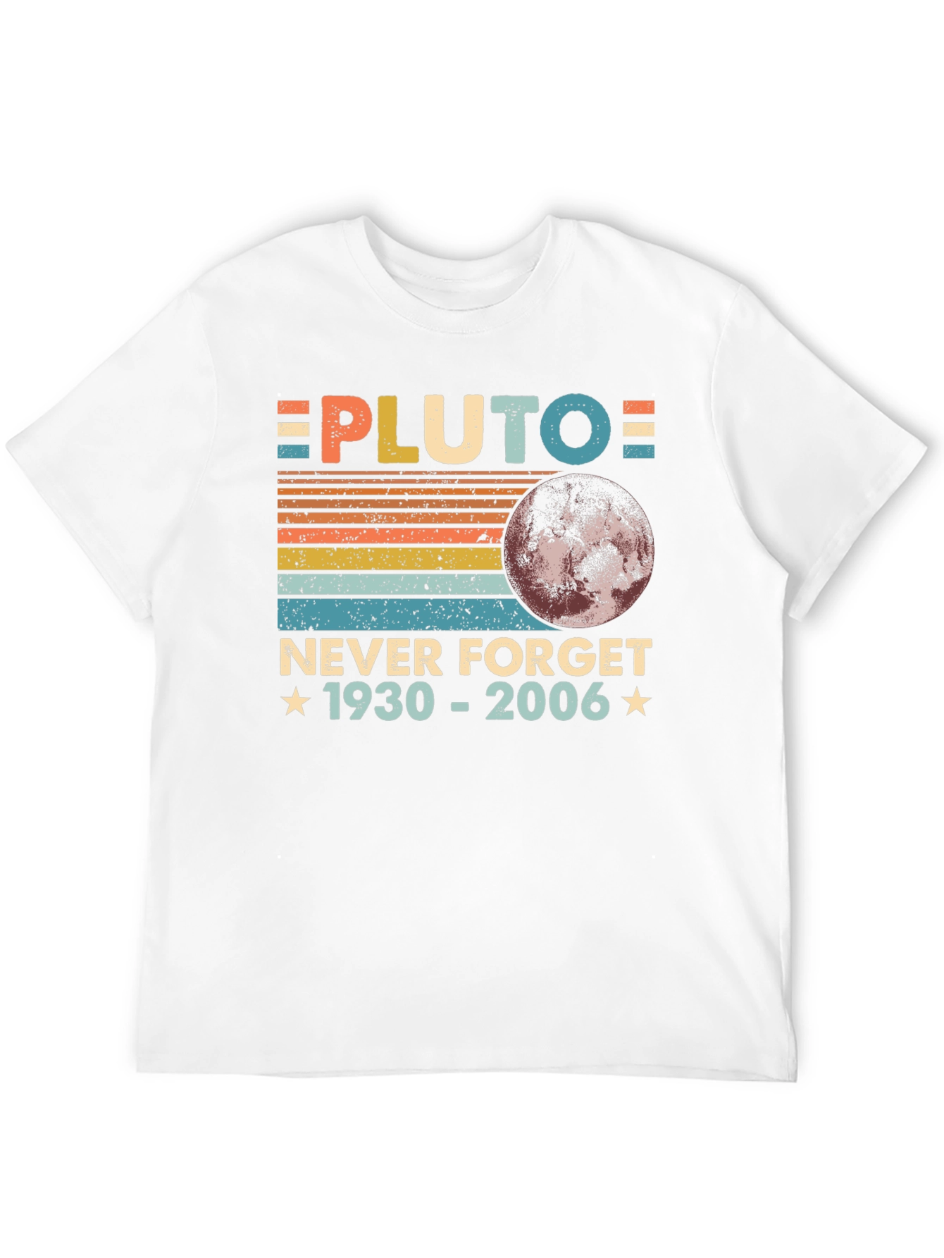Retro Pluto Never Forget T-Shirt