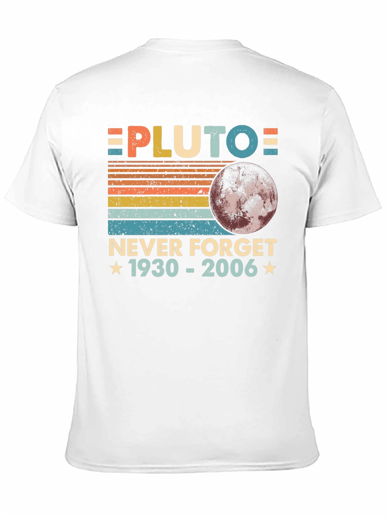 Retro Pluto Never Forget T-Shirt