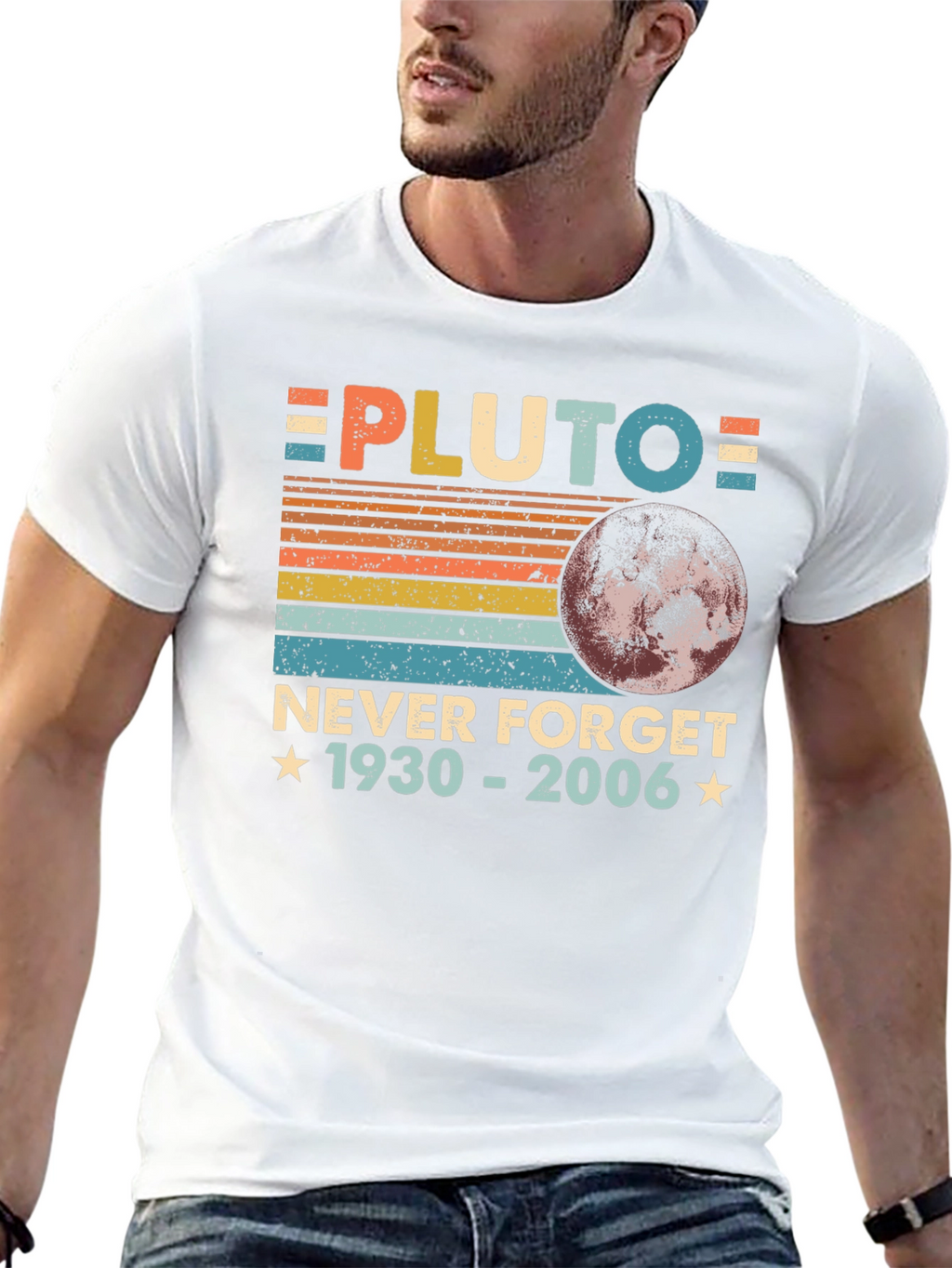 Retro Pluto Never Forget T-Shirt