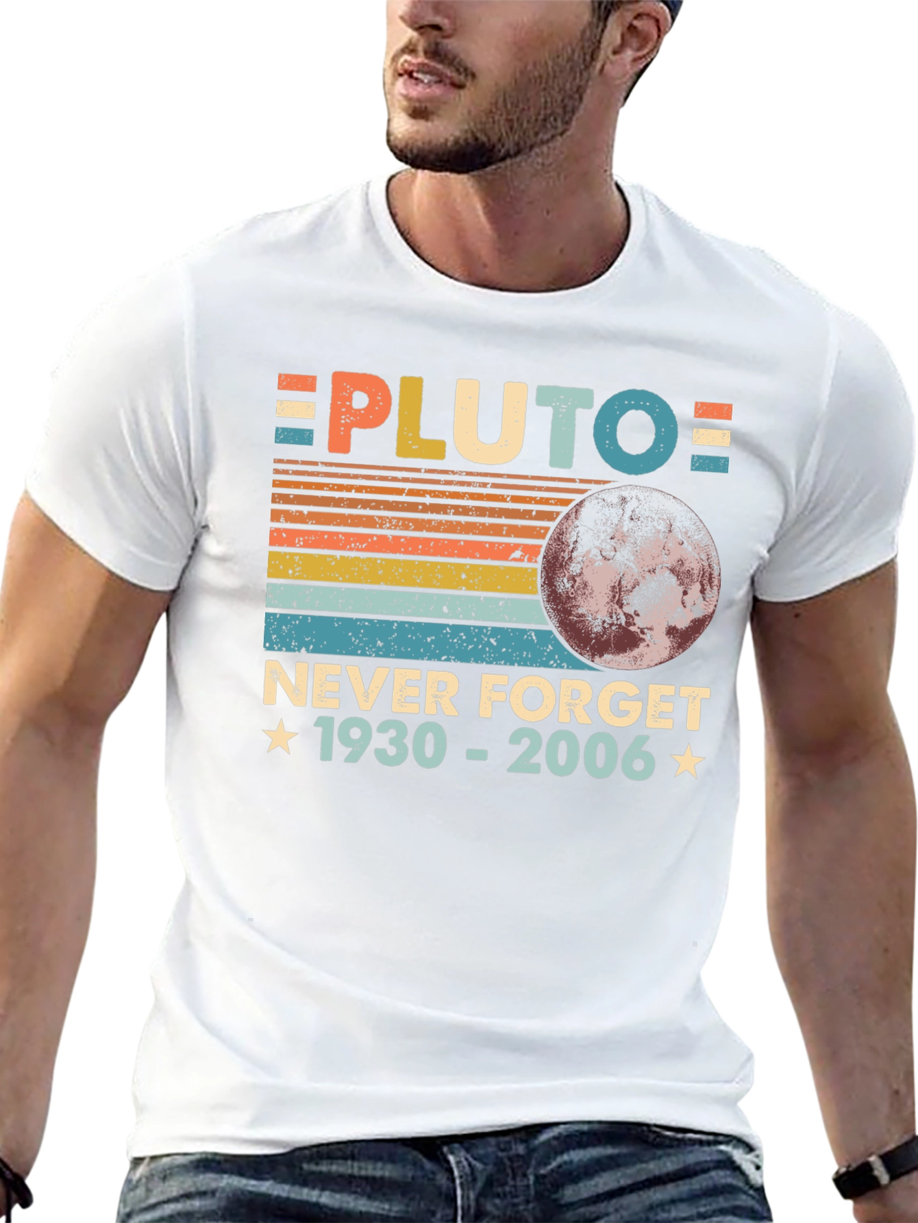 Retro Pluto Never Forget T-Shirt