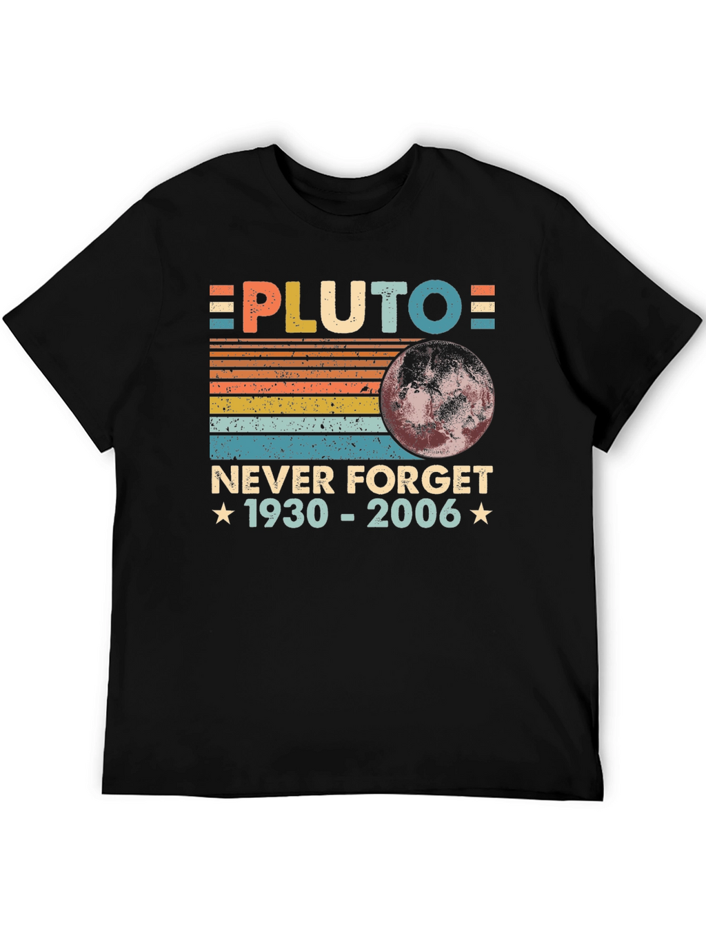 Retro Pluto Never Forget T-Shirt