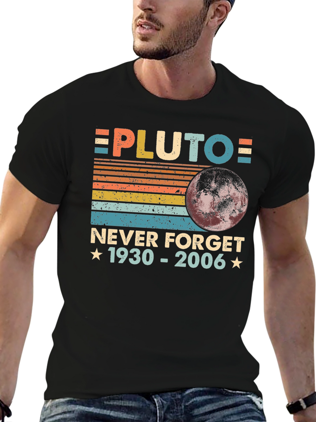 Retro Pluto Never Forget T-Shirt