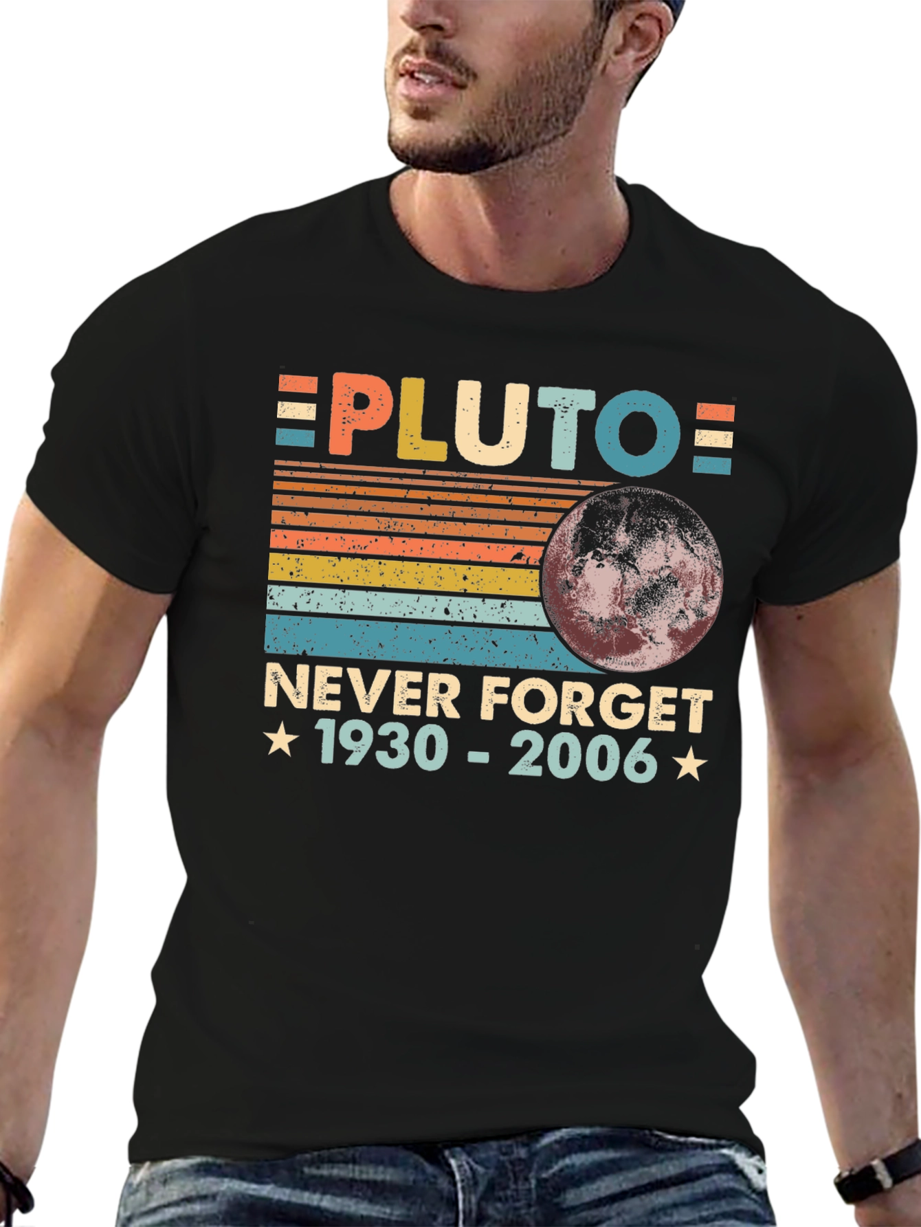 Retro Pluto Never Forget T-Shirt