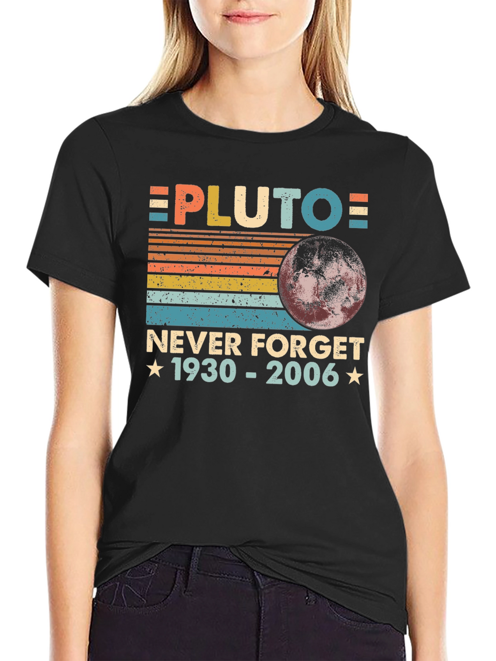 Retro Pluto Never Forget T-Shirt