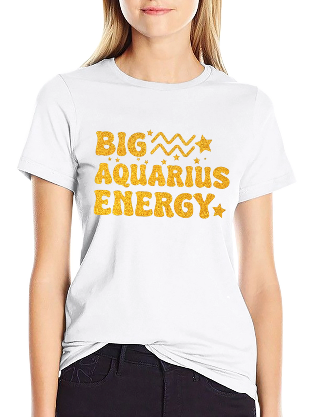 Big Aquarius Energy Graphic T-Shirt