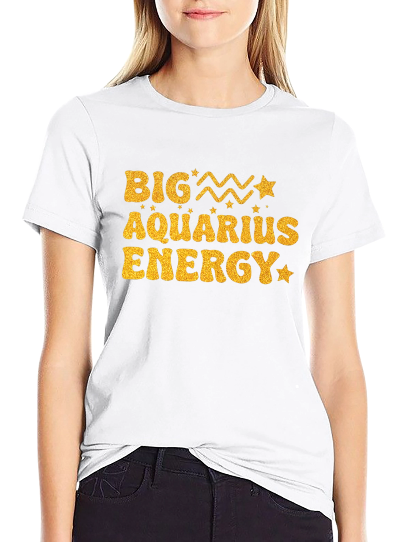 Big Aquarius Energy Graphic T-Shirt