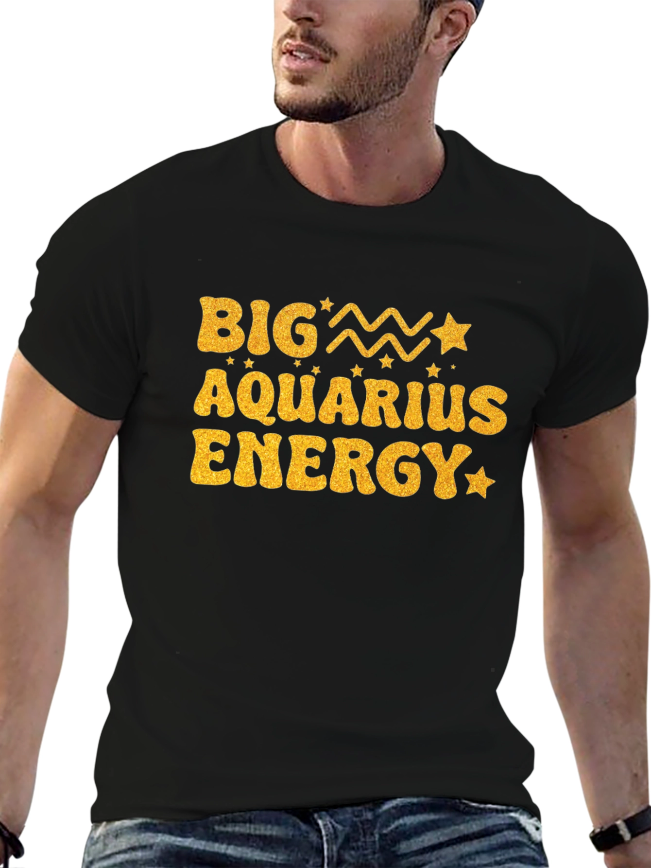 Big Aquarius Energy Graphic T-Shirt