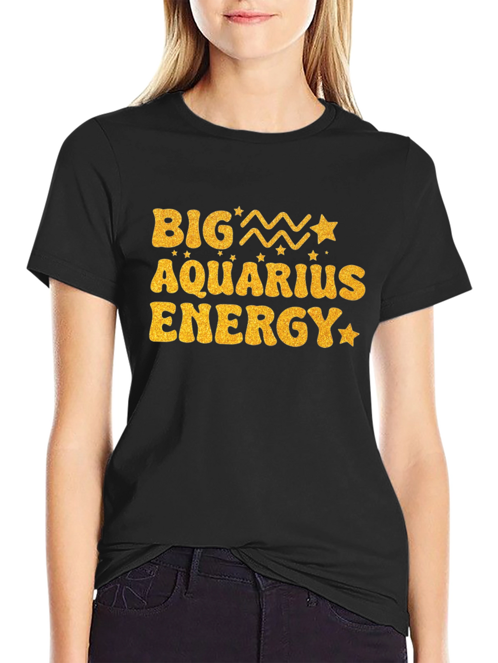 Big Aquarius Energy Graphic T-Shirt