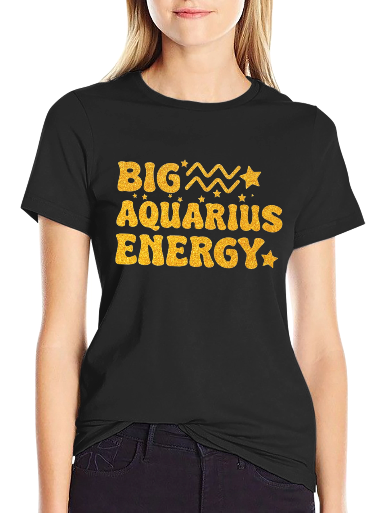 Big Aquarius Energy Graphic T-Shirt