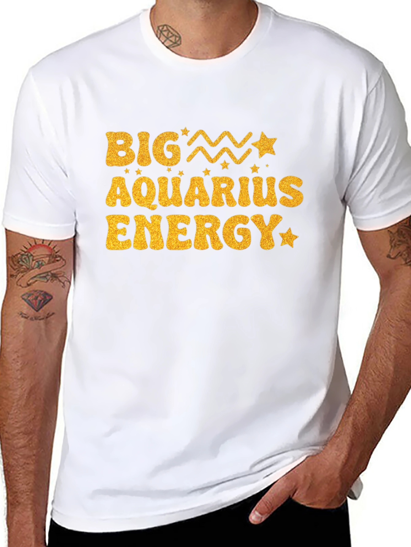 Big Aquarius Energy Graphic T-Shirt