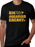 Big Aquarius Energy Graphic T-Shirt