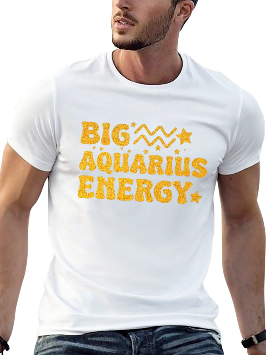 Big Aquarius Energy Graphic T-Shirt