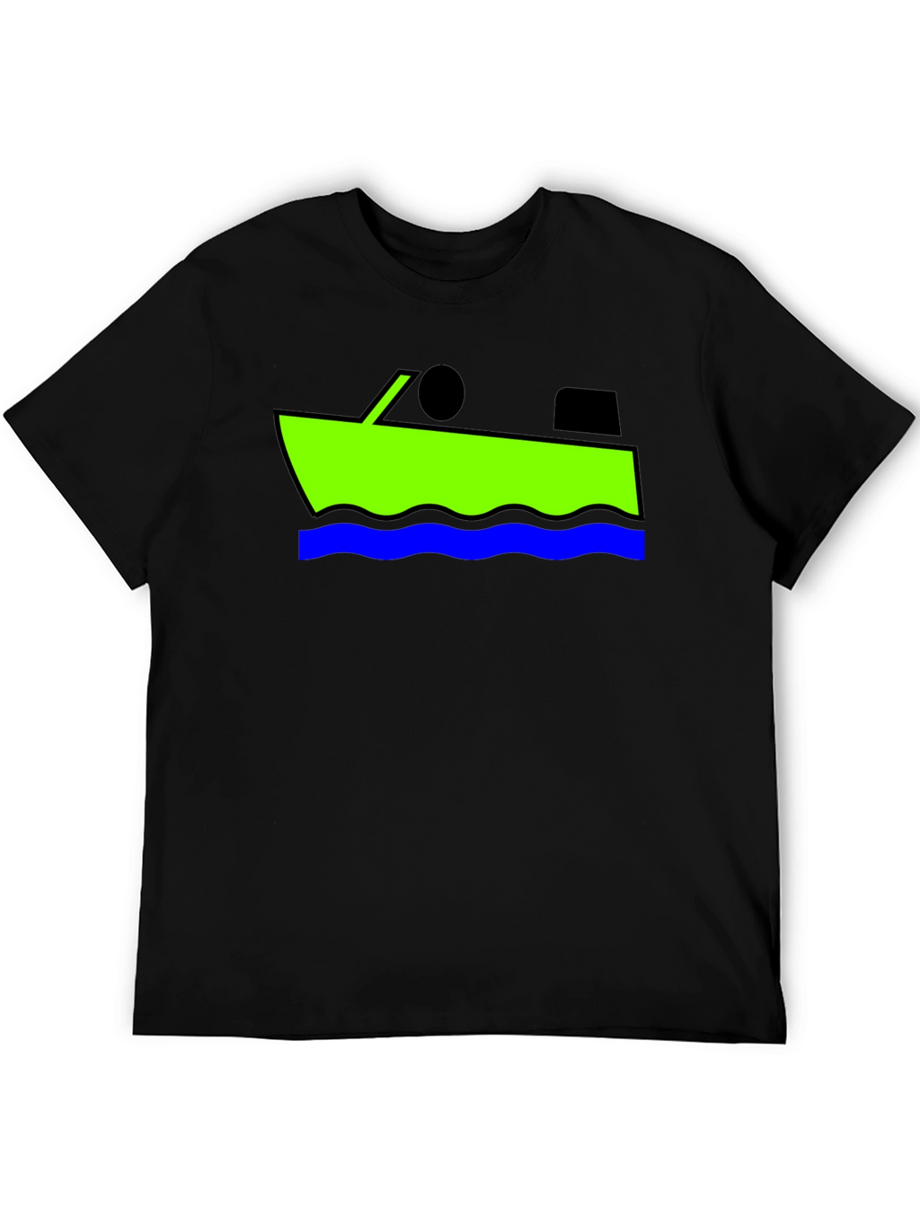 Boat Graphic T-Shirt - Fun & Unique Design