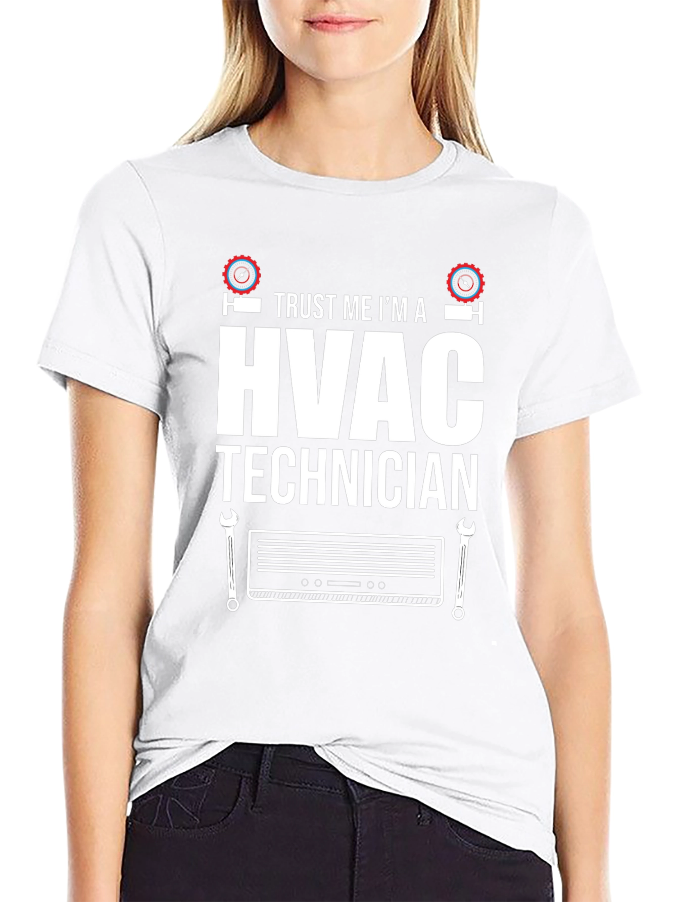 HVAC Technician T-Shirt - Trust Me Im an Expert!