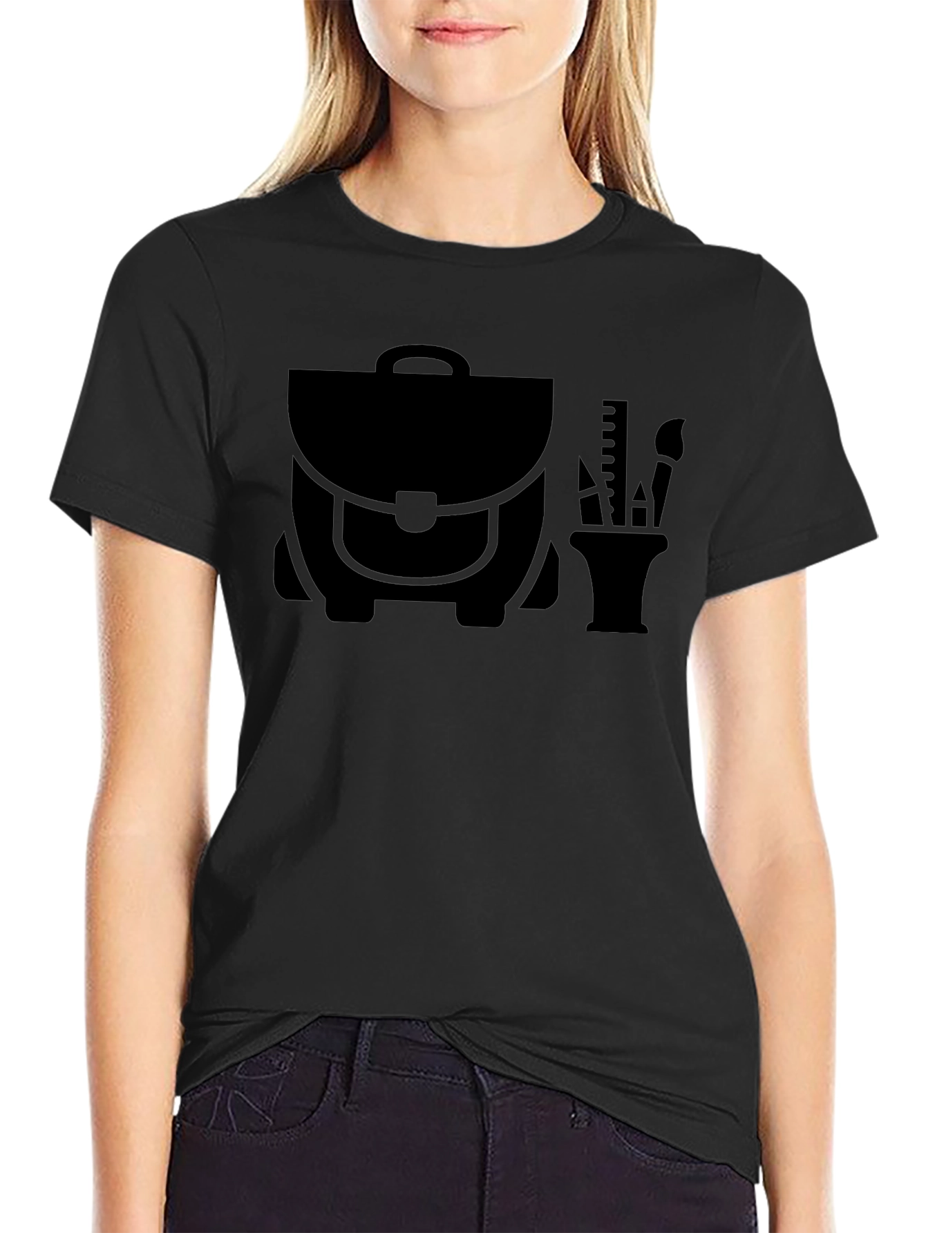 Back to School Black T-Shirt
