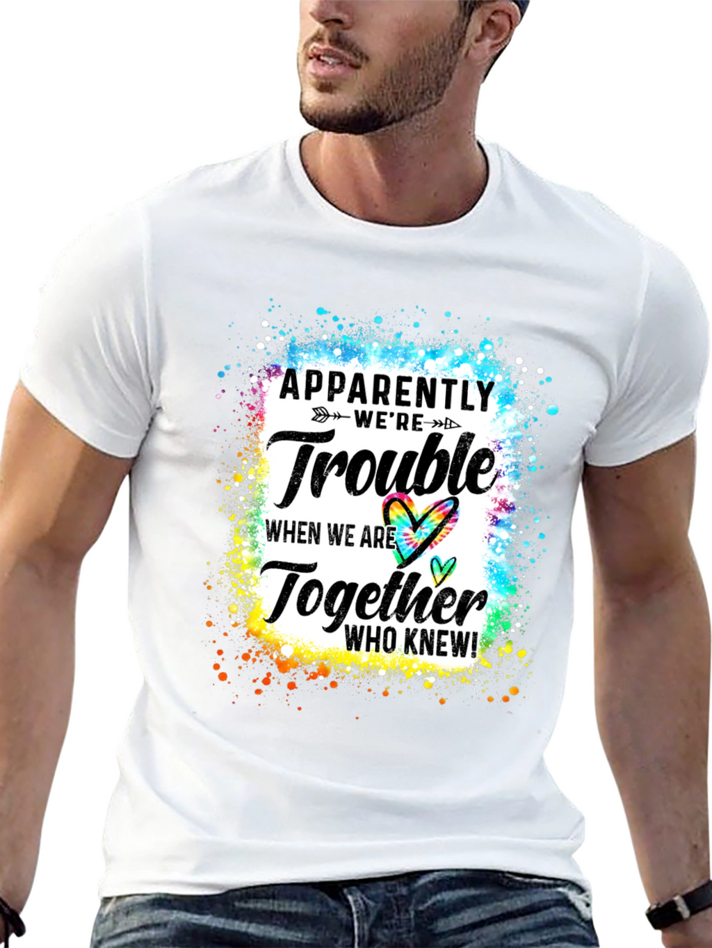 Trouble Together Graphic T-Shirt
